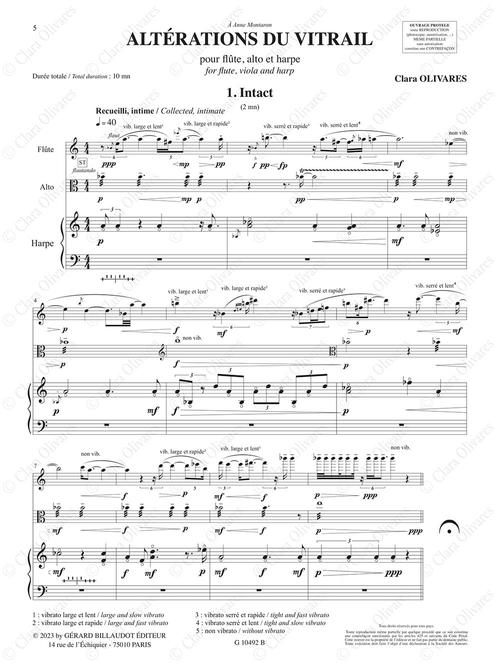Primera página de la composición