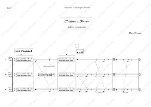 Primera página de la composición