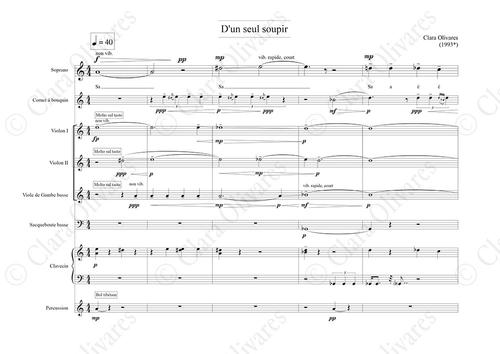 Primera página de la composición