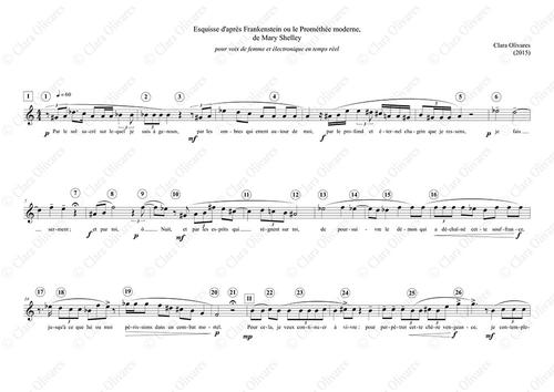 Primera página de la composición