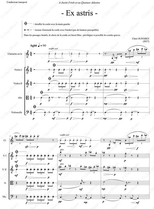 Primera página de la composición