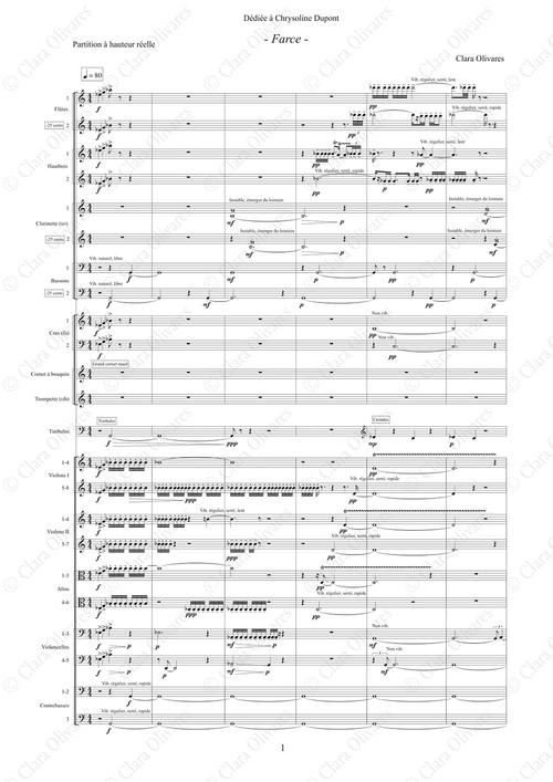 Primera página de la composición
