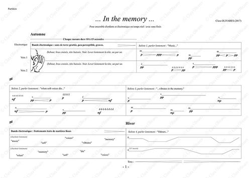 Primera página de la composición