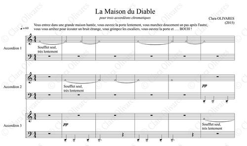 Primera página de la composición