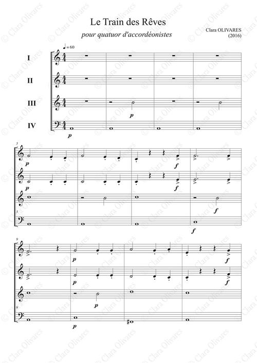 Primera página de la composición