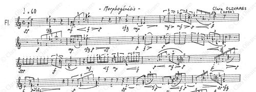 Primera página de la composición