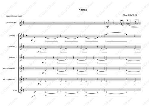 Primera página de la composición