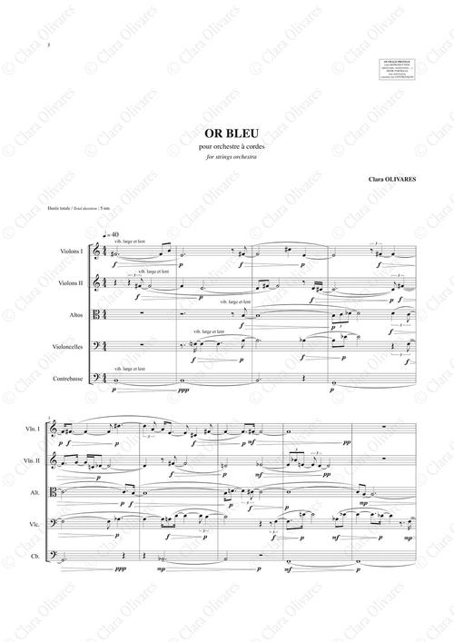 Primera página de la composición