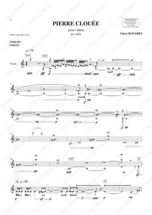 Primera página de la composición