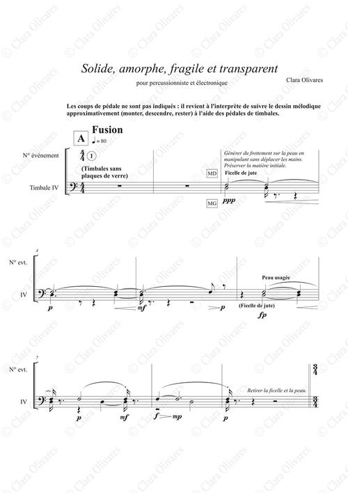 Primera página de la composición