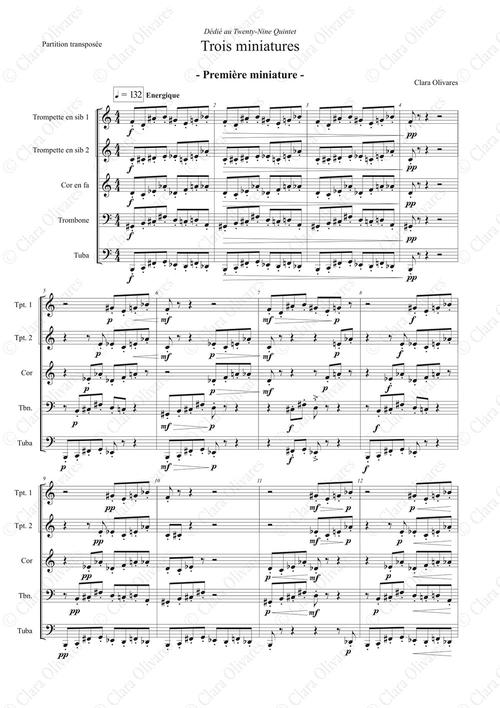 Primera página de la composición