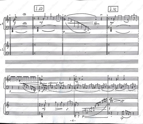 Primera página de la composición