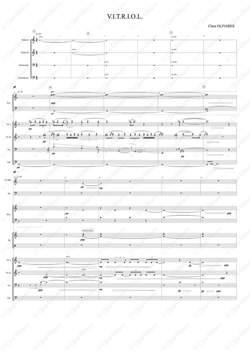 Primera página de la composición