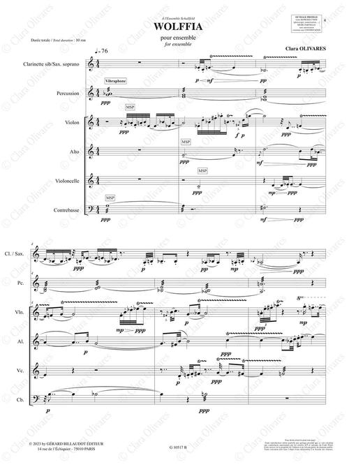 Primera página de la composición