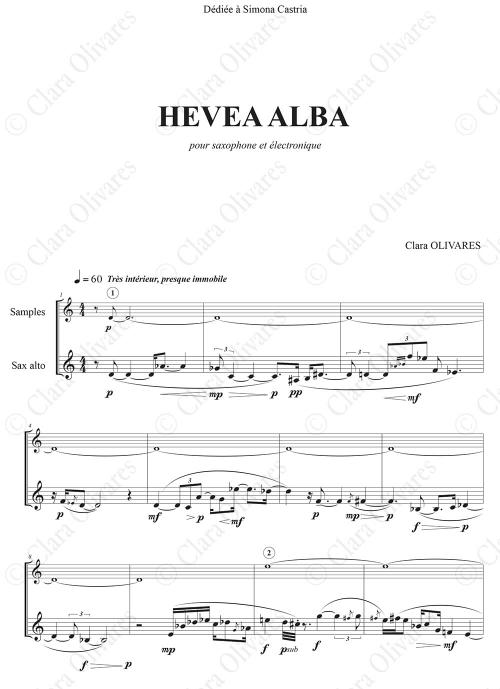 First page of the composition