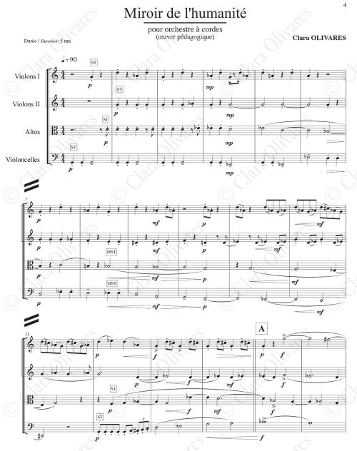 First page of the composition