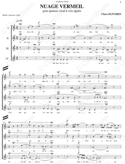 First page of the composition